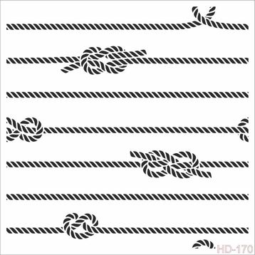 Cadence Home Decor HD-170 Stencil 45x45 cm Boyama Şablonu