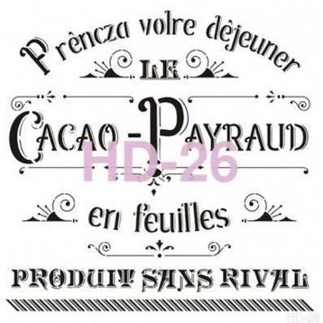 Cadence Home Decor HD-26 Stencil 45x45 cm Boyama Şablonu