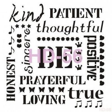 Cadence Home Decor HD-56 Stencil 45x45 cm Boyama Şablonu