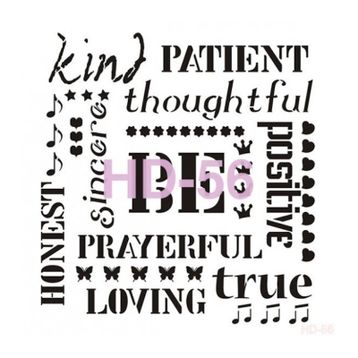 Cadence Home Decor HD-56 Stencil 45x45 cm Boyama Şablonu