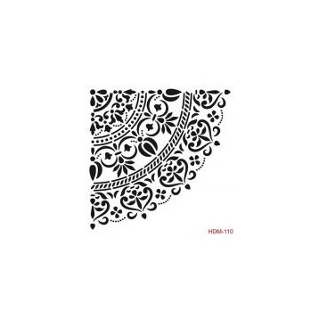 Cadence Home Decor HDM-110 Midi Stencil 25x25 cm Boyama Şablonu