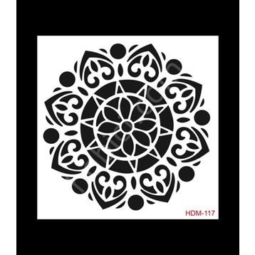 Cadence Home Decor HDM-117 Midi Stencil 25x25 cm Boyama Şablonu