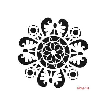 Cadence Home Decor HDM-119 Midi Stencil 25x25 cm Boyama Şablonu