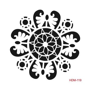 Cadence Home Decor HDM-119 Midi Stencil 25x25 cm Boyama Şablonu
