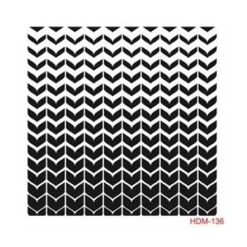 Cadence Home Decor HDM-136 Midi Stencil 25x25 cm Boyama Şablonu