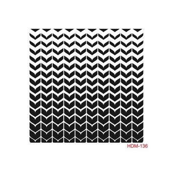 Cadence Home Decor HDM-136 Midi Stencil 25x25 cm Boyama Şablonu