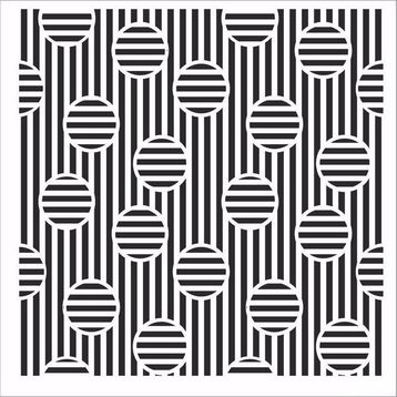 Cadence Home Decor HDM-141 Midi Stencil 25x25 cm Boyama Şablonu