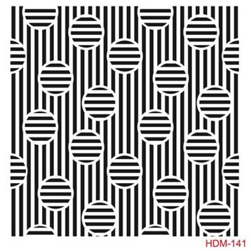 Cadence Home Decor HDM-141 Midi Stencil 25x25 cm Boyama Şablonu