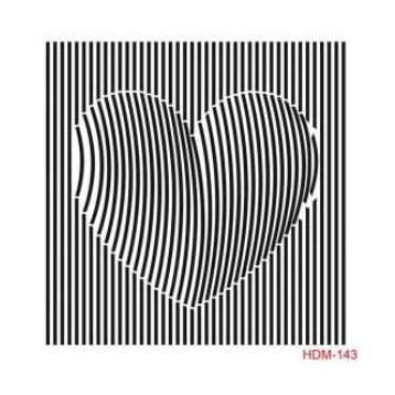 Cadence Home Decor HDM-143 Midi Stencil 25x25 cm Boyama Şablonu