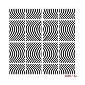 Cadence Home Decor HDM-144 Midi Stencil 25x25 cm Boyama Şablonu