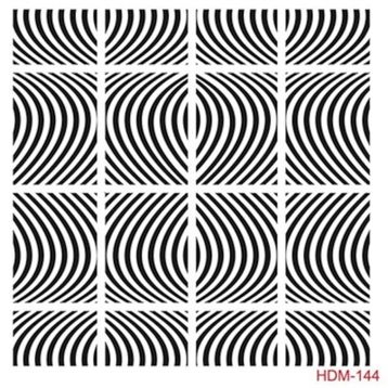 Cadence Home Decor HDM-144 Midi Stencil 25x25 cm Boyama Şablonu