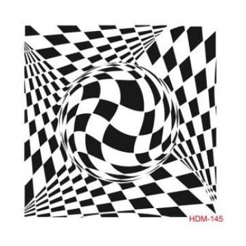 Cadence Home Decor HDM-145 Midi Stencil 25x25 cm Boyama Şablonu