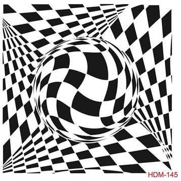 Cadence Home Decor HDM-145 Midi Stencil 25x25 cm Boyama Şablonu