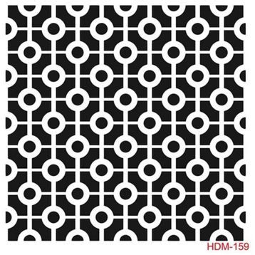 Cadence Home Decor HDM-159 Midi Stencil 25x25 cm Boyama Şablonu