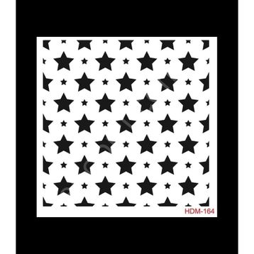 Cadence Home Decor HDM-164 Midi Stencil 25x25 cm Boyama Şablonu