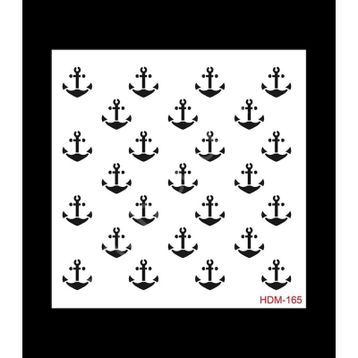 Cadence Home Decor HDM-165 Midi Stencil 25x25 cm Boyama Şablonu