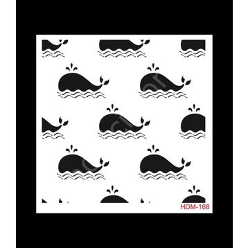 Cadence Home Decor HDM-168 Midi Stencil 25x25 cm Boyama Şablonu