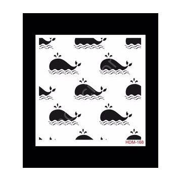 Cadence Home Decor HDM-168 Midi Stencil 25x25 cm Boyama Şablonu