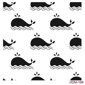Cadence Home Decor HDM-168 Midi Stencil 25x25 cm Boyama Şablonu