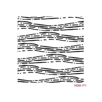 Cadence Home Decor HDM-171 Midi Stencil 25x25 cm Boyama Şablonu