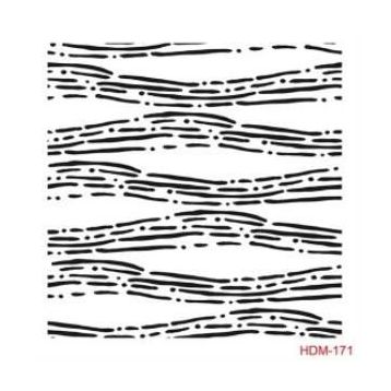 Cadence Home Decor HDM-171 Midi Stencil 25x25 cm Boyama Şablonu