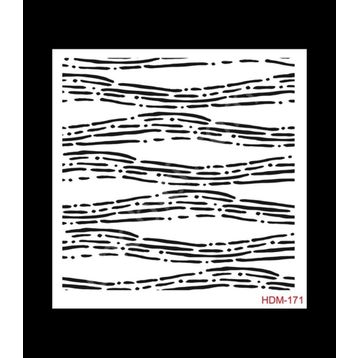 Cadence Home Decor HDM-171 Midi Stencil 25x25 cm Boyama Şablonu