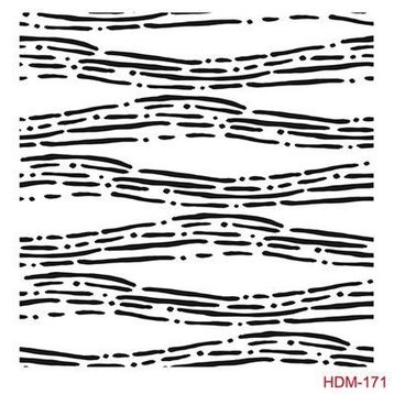 Cadence Home Decor HDM-171 Midi Stencil 25x25 cm Boyama Şablonu
