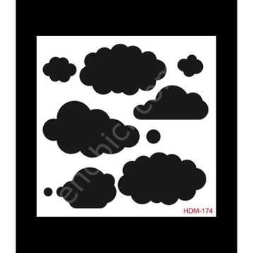 Cadence Home Decor HDM-174 Midi Stencil 25x25 cm Boyama Şablonu