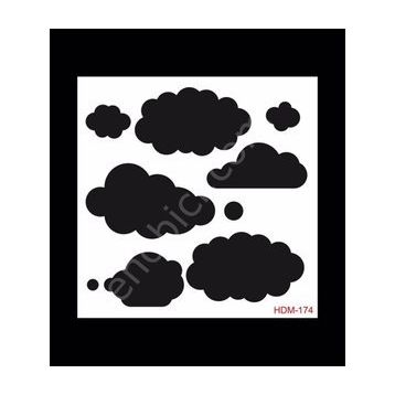 Cadence Home Decor HDM-174 Midi Stencil 25x25 cm Boyama Şablonu