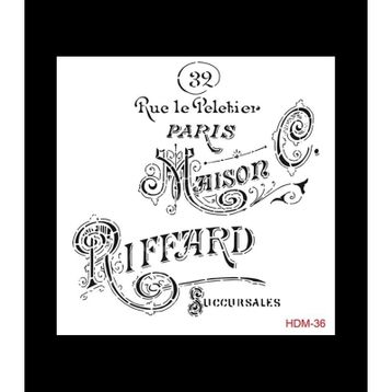 Cadence Home Decor HDM-36 Midi Stencil 25x25 cm Boyama Şablonu