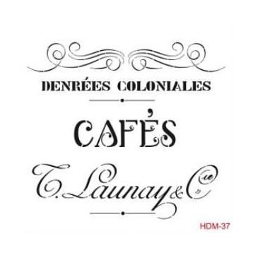 Cadence Home Decor HDM-37 Midi Stencil 25x25 cm Boyama Şablonu