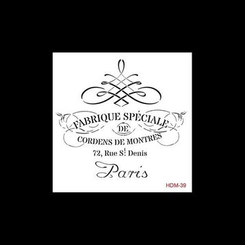 Cadence Home Decor HDM-39 Midi Stencil 25x25 cm Boyama Şablonu