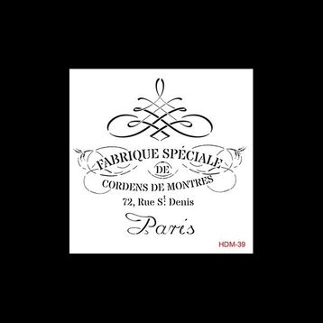 Cadence Home Decor HDM-39 Midi Stencil 25x25 cm Boyama Şablonu