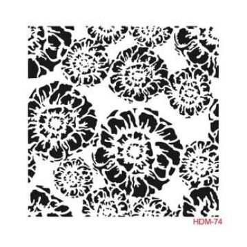 Cadence Home Decor HDM-74 Midi Stencil 25x25 cm Boyama Şablonu