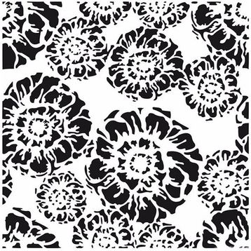 Cadence Home Decor HDM-74 Midi Stencil 25x25 cm Boyama Şablonu