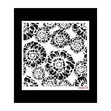 Cadence Home Decor HDM-74 Midi Stencil 25x25 cm Boyama Şablonu