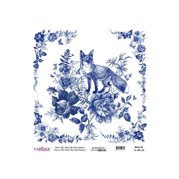 Cadence K-004 30x30 Dünya'nın Mavi Tonları Pirinç Dekopaj