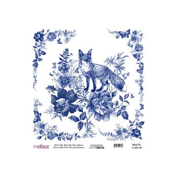Cadence K-004 30x30 Dünya'nın Mavi Tonları Pirinç Dekopaj