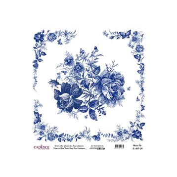 Cadence K-007 30x30 Dünya'nın Mavi Tonları Pirinç Dekopaj