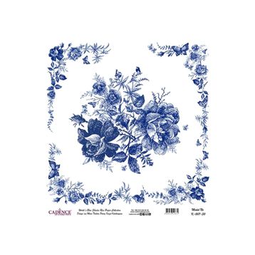 Cadence K-007 30x30 Dünya'nın Mavi Tonları Pirinç Dekopaj