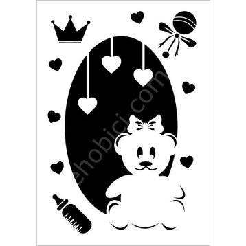 Cadence KCS-002 21x30 cm Stencil Şablon