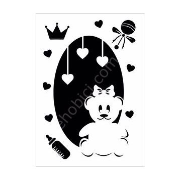 Cadence KCS-002 21x30 cm Stencil Şablon