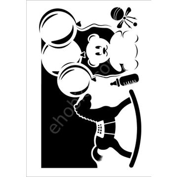 Cadence KCS-005 21x30 cm Stencil Şablon