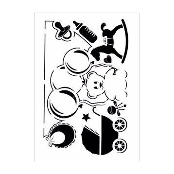 Cadence KCS-006 21x30 cm Stencil Şablon