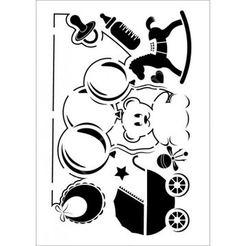 Cadence KCS-006 21x30 cm Stencil Şablon