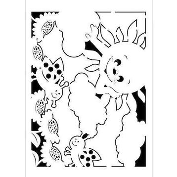 Cadence KCS-007 21x30 cm Stencil Şablon