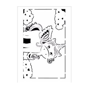 Cadence KCS-008 21x30 cm Stencil Şablon