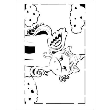 Cadence KCS-008 21x30 cm Stencil Şablon