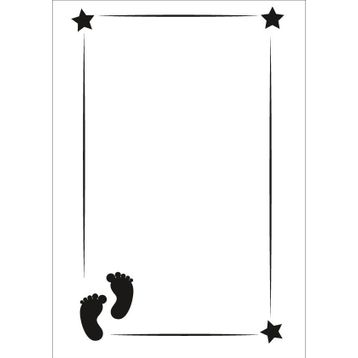 Cadence KCS-010 21x30 cm Stencil Şablon
