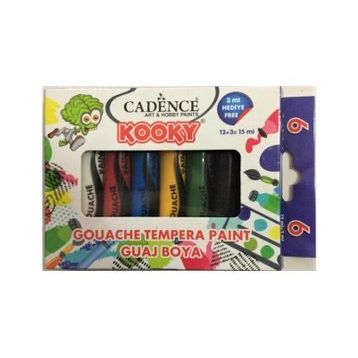 Cadence Kooky 15 ml 6'lı Guaj Boya